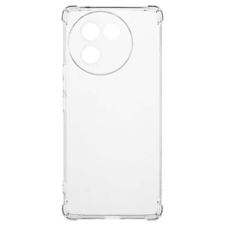 For vivo V30e 5G Case Enhanced Four Corner Clear TPU Phone Cover 