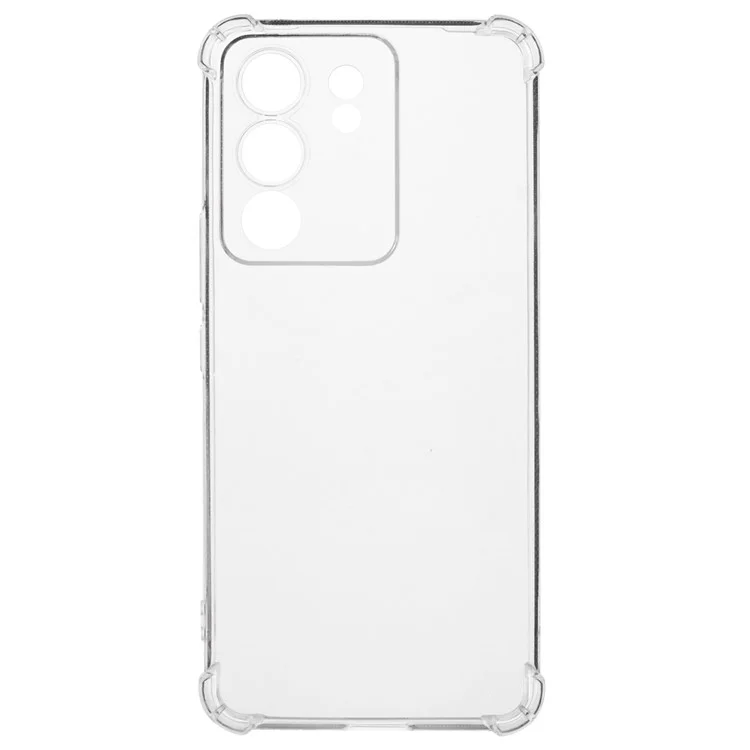 Pour vivo V30 Lite 5G Étui TPU Renforcé Conception à quatre coins Anti-choc Étui de téléphone transparent