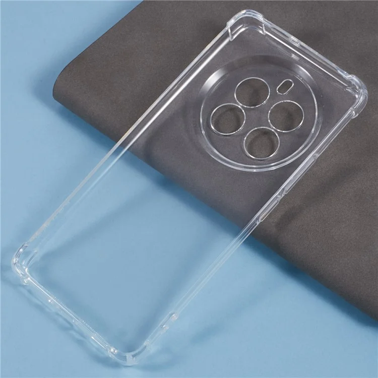 For Realme 12 Pro+ 5G / 12 Pro 5G Phone Case Thicken Four Corner Clear TPU Cover