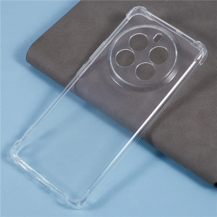 For Realme 12 Pro+ 5G / 12 Pro 5G Phone Case Thicken Four Corner Clear TPU Cover