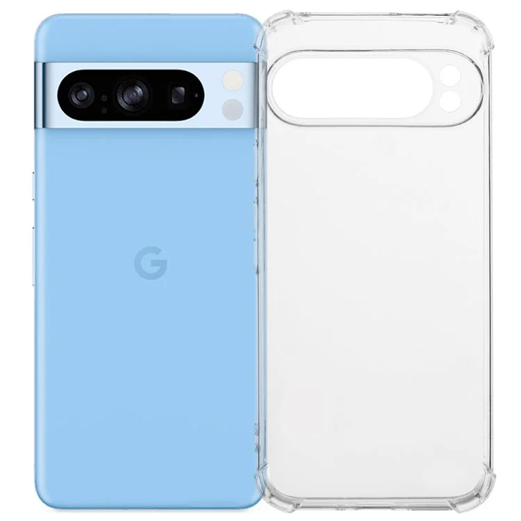 Per Google Pixel 9 Pro XL Custodia per telefono Thicken Four Corner Anti-Fall Clear TPU Cover