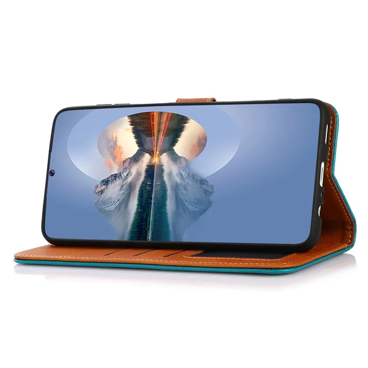 KHAZNEH For Motorola Moto G64 5G / G54 Power 5G Wallet Case Stand Leather Phone Cover - Black