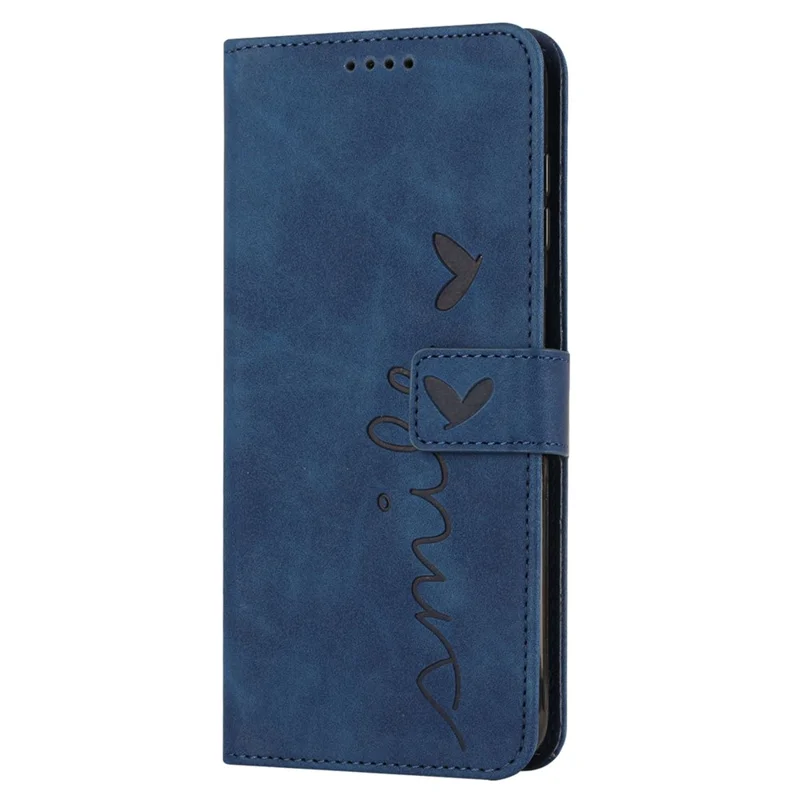 For Realme Note 60x 4G / C63 4G / C61 4G / Note 60 Case Wallet Imprinted PU Leather Phone Stand Cover - Sapphire