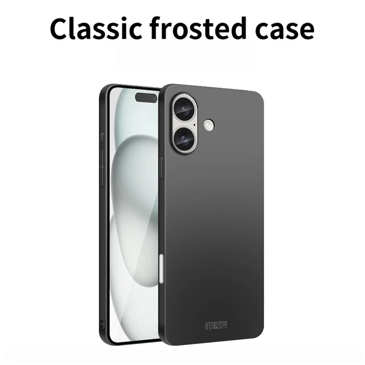 MOFI Shield Matte Series для iPhone 16 Plus Чехол Ультратонкий PC Защитный чехол - Черный