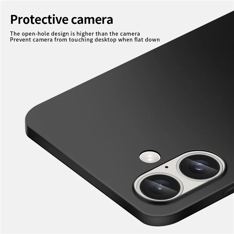 MOFI Shield Matte Series для iPhone 16 Plus Чехол Ультратонкий PC Защитный чехол - Черный