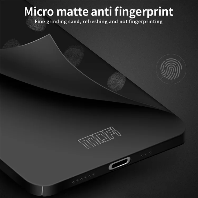 MOFI Shield Matte Series для iPhone 16 Plus Чехол Ультратонкий PC Защитный чехол - Черный