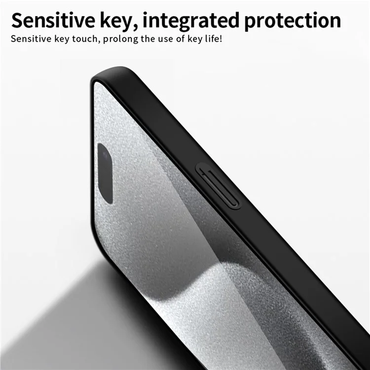 MOFI Shield Matte Series for iPhone 16 Pro Case Ultra Slim PC Protective Cover - Black
