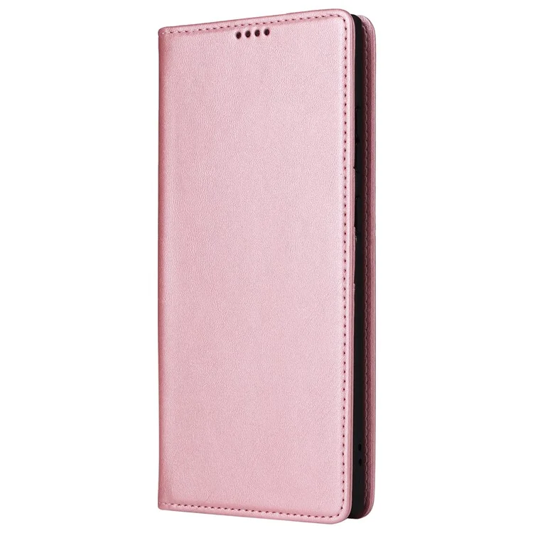 Para Samsung Galaxy S23 Ultra Case Leather RFID Blocking Wallet Phone Cover - Pink