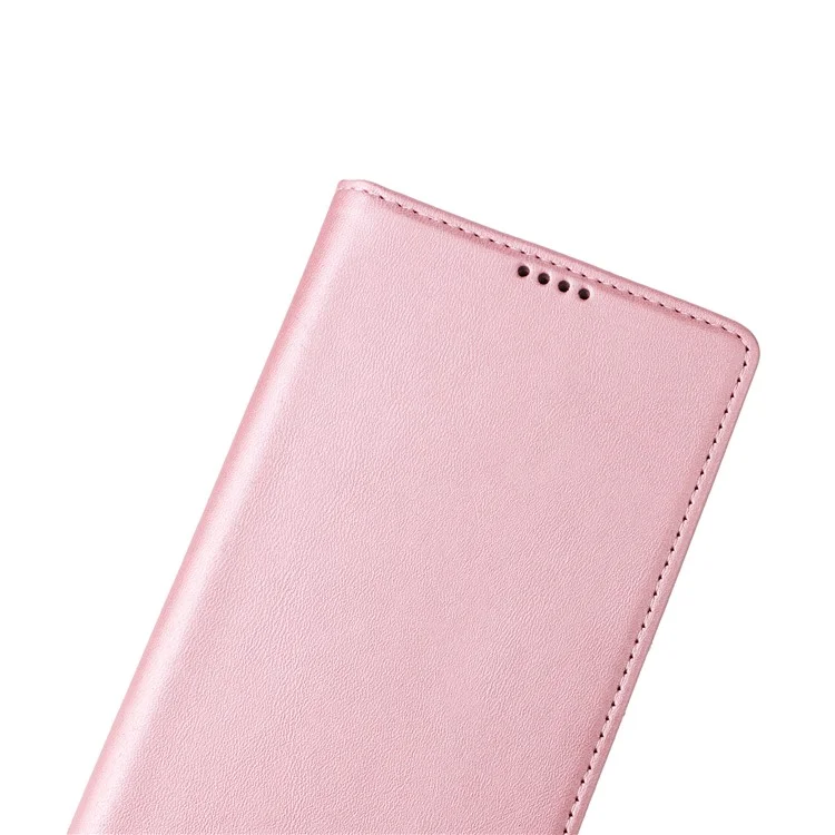 Para Samsung Galaxy S23 Ultra Case Leather RFID Blocking Wallet Phone Cover - Pink