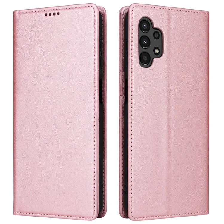 Per Samsung Galaxy A13 4G / A13 5G / A04s 4G / A04 4G / M13 5G Custodia in Pelle con Blocco RFID Portafoglio Cover per Telefono - Rosa