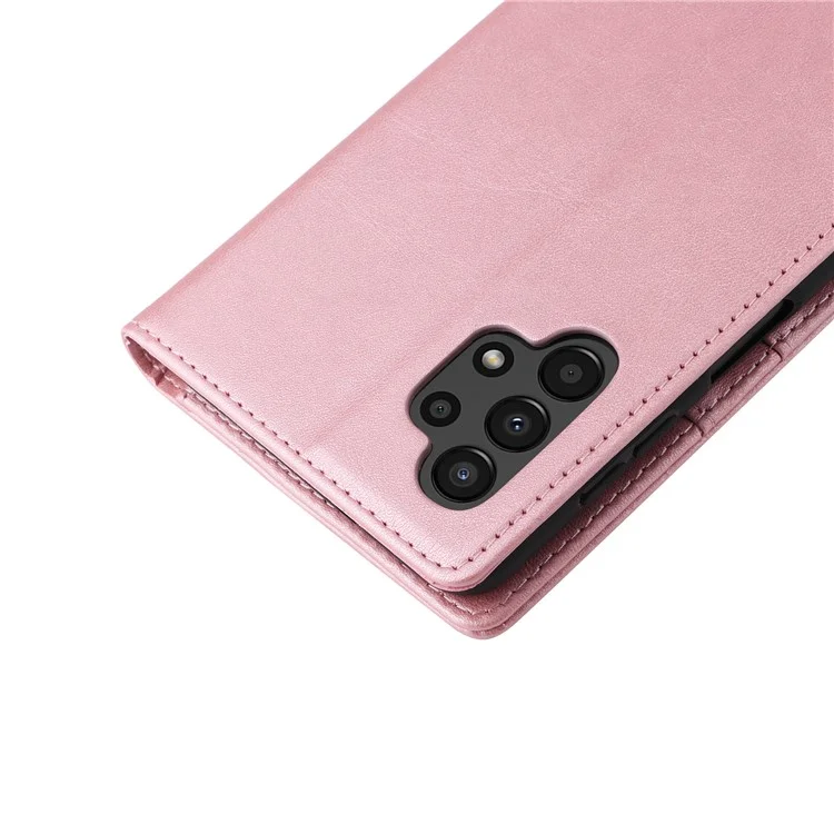 Per Samsung Galaxy A13 4G / A13 5G / A04s 4G / A04 4G / M13 5G Custodia in Pelle con Blocco RFID Portafoglio Cover per Telefono - Rosa