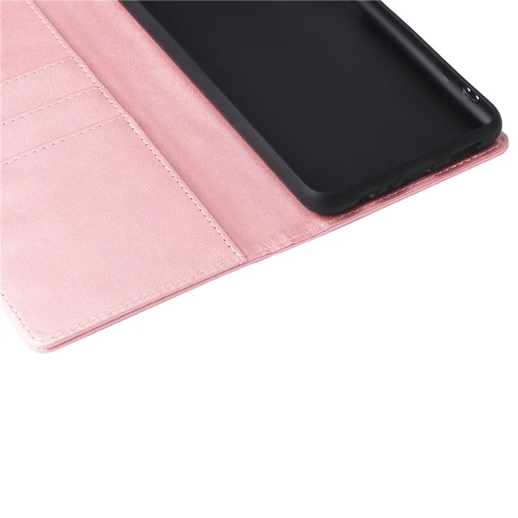 Per Samsung Galaxy A13 4G / A13 5G / A04s 4G / A04 4G / M13 5G Custodia in Pelle con Blocco RFID Portafoglio Cover per Telefono - Rosa