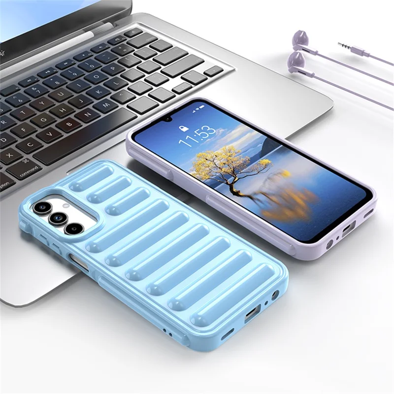 Capsule Series for Samsung Galaxy A15 4G TPU Phone Case Anti-Collision Cover - Black