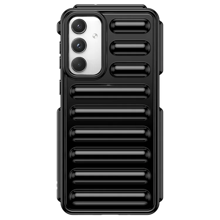 Funda de teléfono móvil de TPU en serie Cápsula para Samsung Galaxy M55 5G / C55 5G / F55 5G - Negro