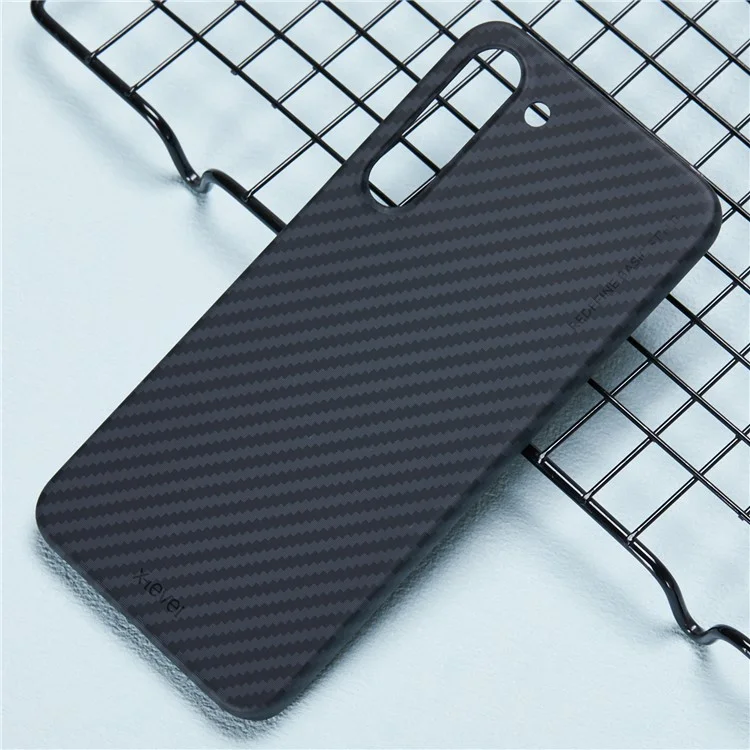 X-LEVEL For Samsung Galaxy S23 Case Carbon Fibre Texture Hard PC Dropproof Cover