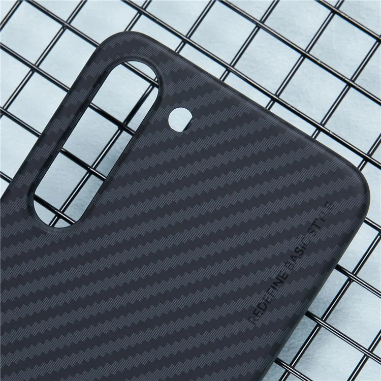 X-LEVEL For Samsung Galaxy S23 Case Carbon Fibre Texture Hard PC Dropproof Cover