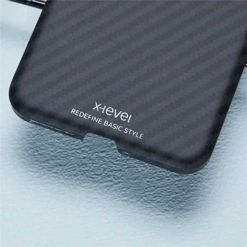X-LEVEL For Xiaomi 14 Pro Case Carbon Fiber Texture Slim PC Hard Back Cover