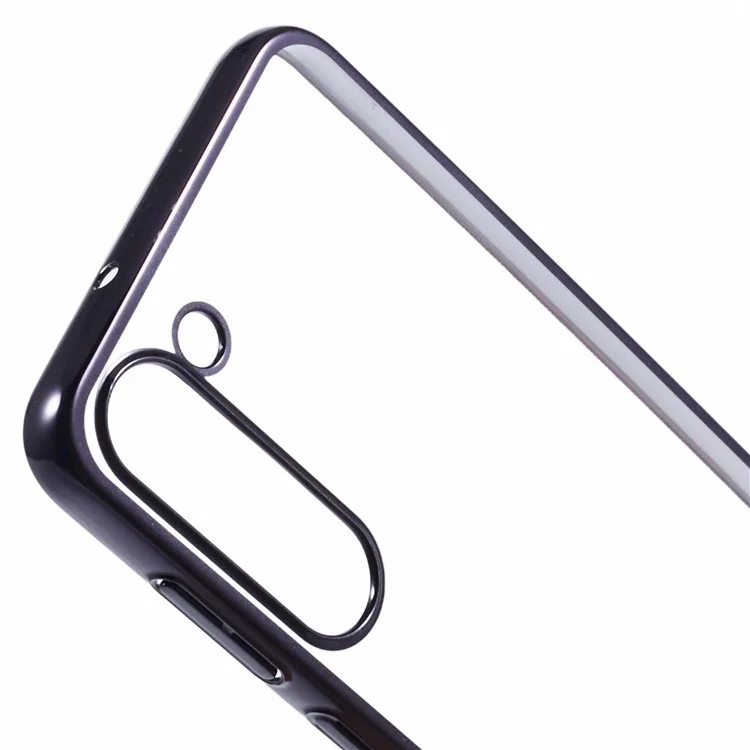 X-LEVEL For Samsung Galaxy S23 Case Hard PC Transparent Protective Cover Electroplating Frame - Black