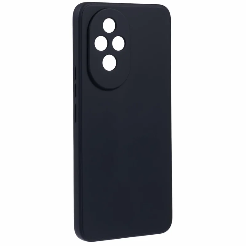 For Honor 200 5G 5G Case Soft Fiber Lining TPU Phone Cover Precise Cutouts Camera Protection - Black