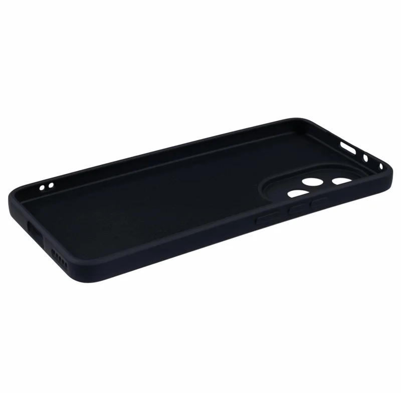 For Honor 200 5G 5G Case Soft Fiber Lining TPU Phone Cover Precise Cutouts Camera Protection - Black