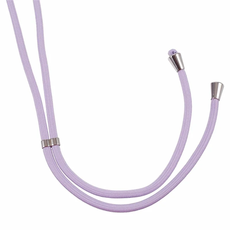 AW Series For iPhone 16 Pro Case Starry Epoxy TPU Shockproof Phone Cover with Lanyard - Purple