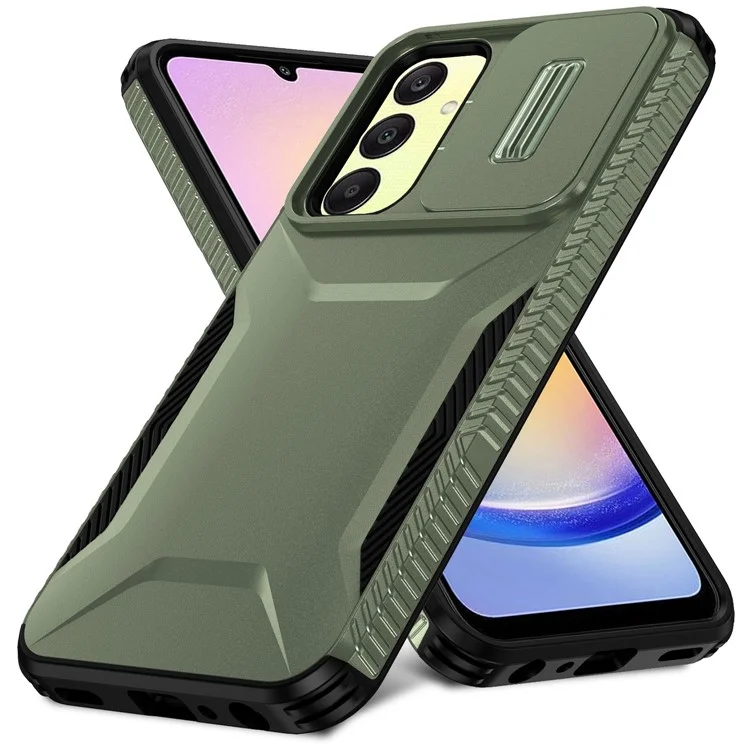 Pour Samsung Galaxy A25 5G (Global) (161,0 X 76,5 X 8,3 mm) Coque TPU+PC Grade Militaire Anti-Choc - Vert