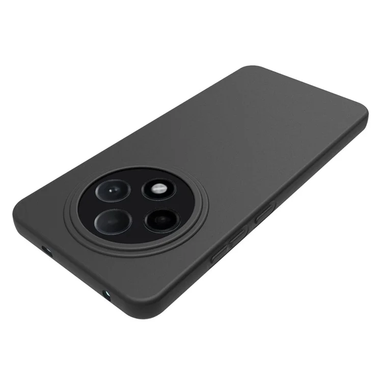 10 pezzi/confezione per Oppo Reno12 F 5G Case Anti-Impronta Digitale TPU Cover per Telefono - Nero