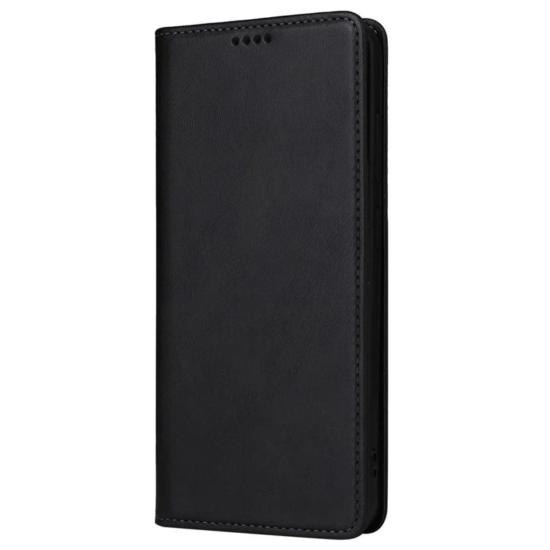 For Samsung Galaxy A15 4G / 5G Case RFID Blocking PU Leather Stand Phone Cover - Black