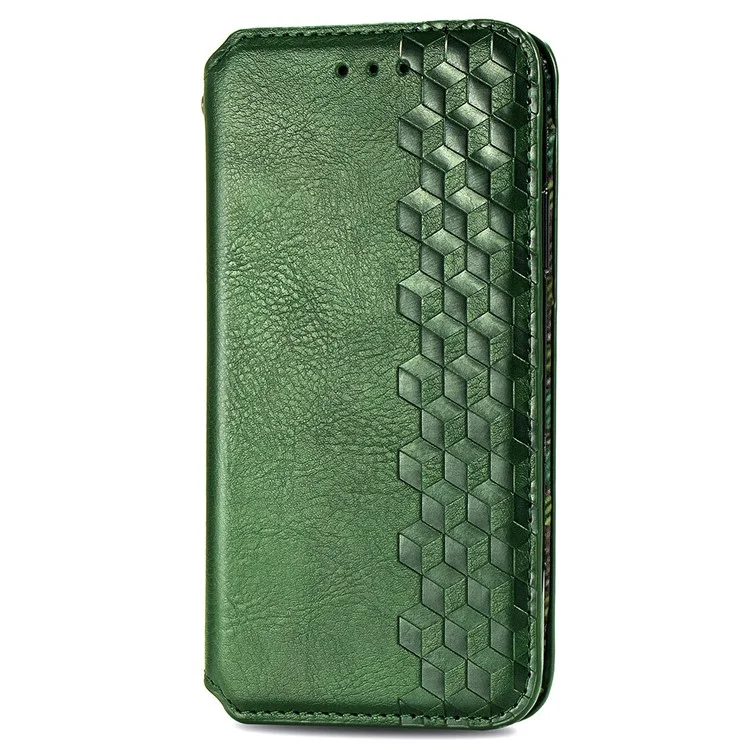 For Honor 200 Lite Case Rhombus Wallet Leather Phone Cover Stand View - Vert
