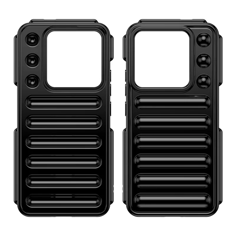 Capsule Series for Xiaomi 14 Pro Case TPU Anti-Slip Shockproof Phone Cover - Black