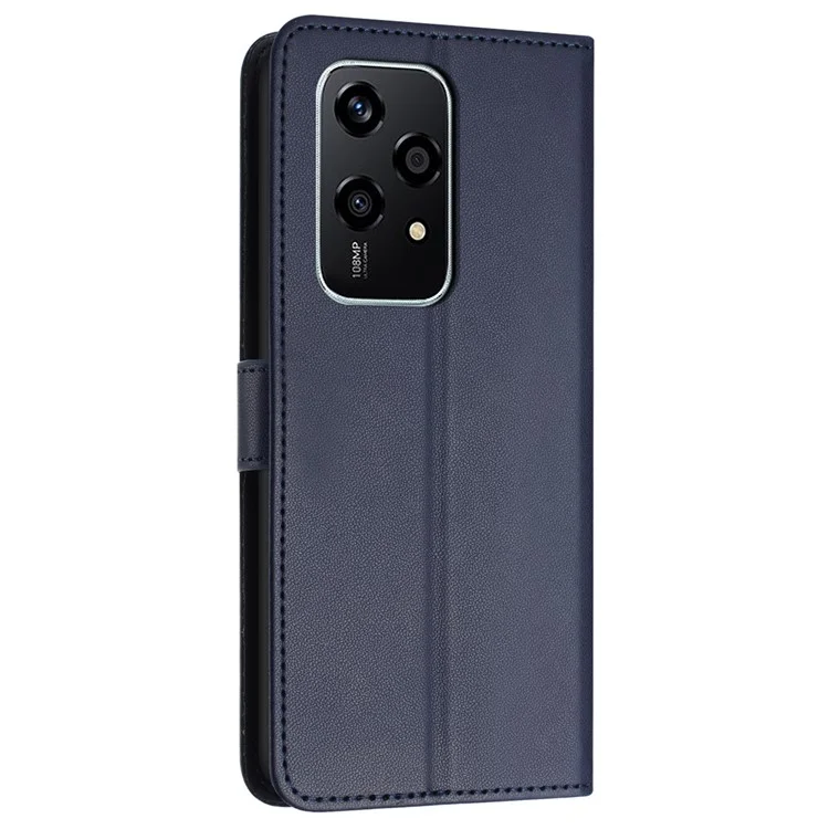 Pour Honor 200 Lite Stand Case Shockproof Leather Wallet Phone Cover - Bleu
