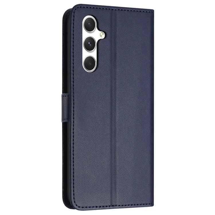 Für Samsung Galaxy A25 5G (Global) (161,0 X 76,5 X 8,3 mm) Wallet Case Leder Stand Telefonhülle - Blau