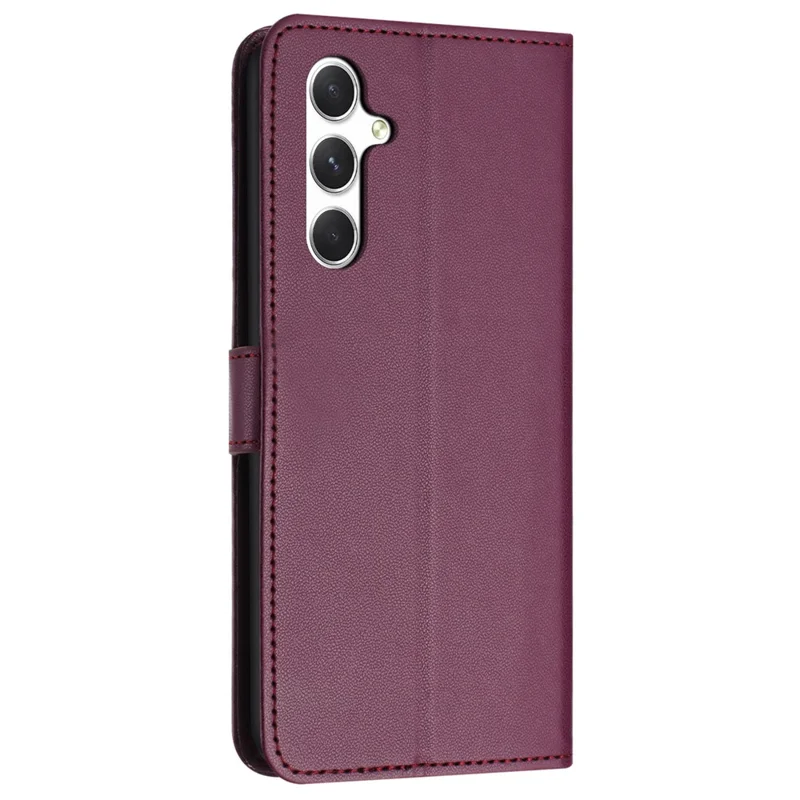 For Samsung Galaxy A05s 4G Shockproof Case Leather Stand Wallet Phone Cover - Purple