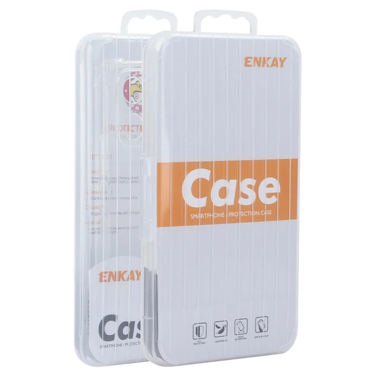 ENKAY HAT PRINCE For Oppo Reno12 5G (Global) Clear Case Corner Airbag TPU Phone Cover