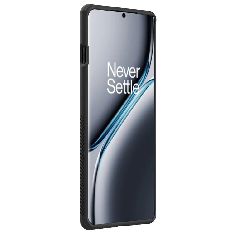 NILLKIN Super Frosted Shield Pro Per OnePlus Ace 3 Pro 5G Custodia Matte PC+TPU Cover Telefono - Nero