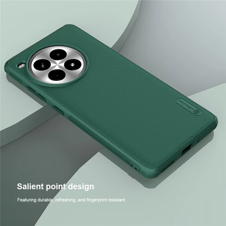 NILLKIN Super Frosted Shield Pro Per OnePlus Ace 3 Pro 5G Custodia Matte PC+TPU Cover Telefono - Nero
