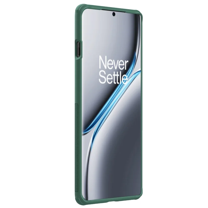 NILLKIN Super Frosted Shield Pro For OnePlus Ace 3 Pro 5G Case Matte PC+TPU Phone Cover - Green