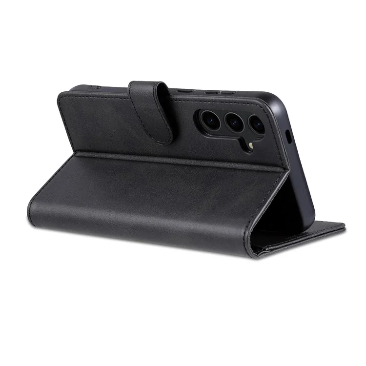 Coque pour Samsung Galaxy S24 FE AZNS en cuir PU - Noir