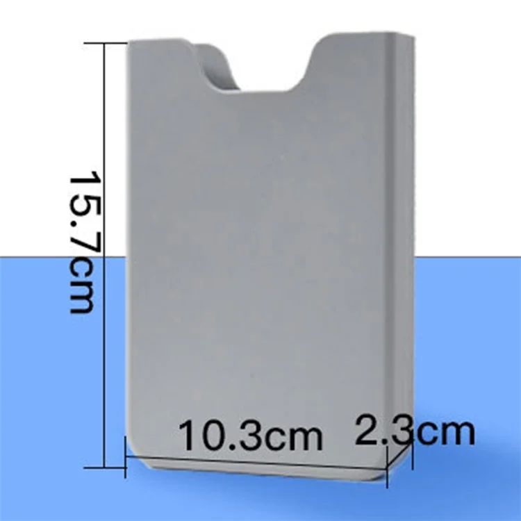 Support de téléphone pour Bogg Bag, Pochette de rangement en silicone pour téléphone Accessoire de voyage Organisateur - Gris