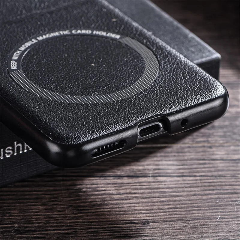 For Motorola Razr 60 / Razr 50 5G Magnetic Case Leather+PC Phone Cover - Green