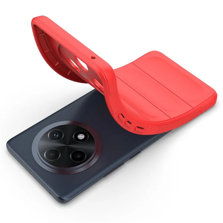 Per Oppo F27 Pro+ 5G Case Soft TPU Drop Resistant Phone Cover - Rosso