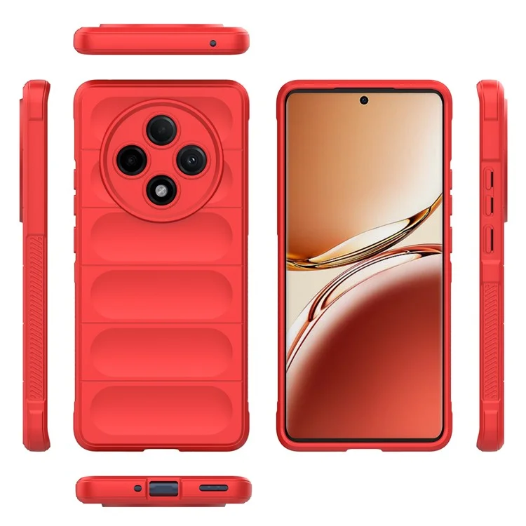 Per Oppo F27 Pro+ 5G Case Soft TPU Drop Resistant Phone Cover - Rosso