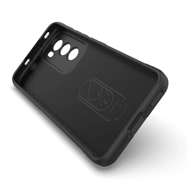 For Oppo Reno12 5G (Global) Case Soft TPU Drop Resistant Phone Cover - Black