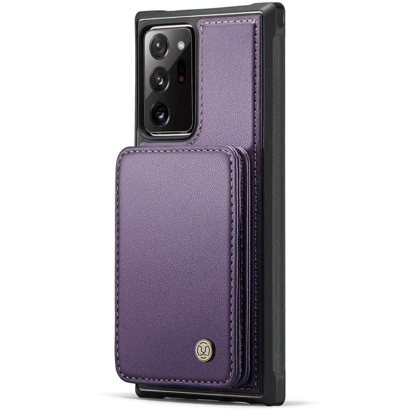 JEEHOOD J05 per Samsung Galaxy Note20 Ultra / Note20 Ultra 5G Custodia Borsa Carta Rimovibile - Viola