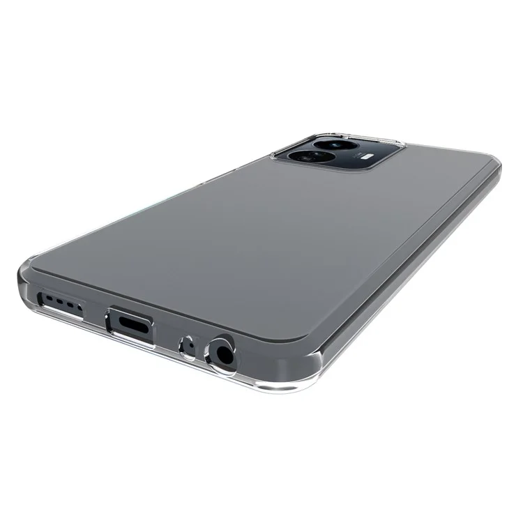 10Pcs / Pack For vivo Y77 5G Inner Watermark-Free HD Transparent Mobile Cover Anti-scratch Shockproof TPU Phone Case