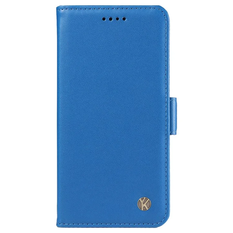YIKATU YK-003 Per Motorola Moto G85 5G / S50 Neo 5G Custodia in pelle PU con portafoglio e supporto - Blu Cielo