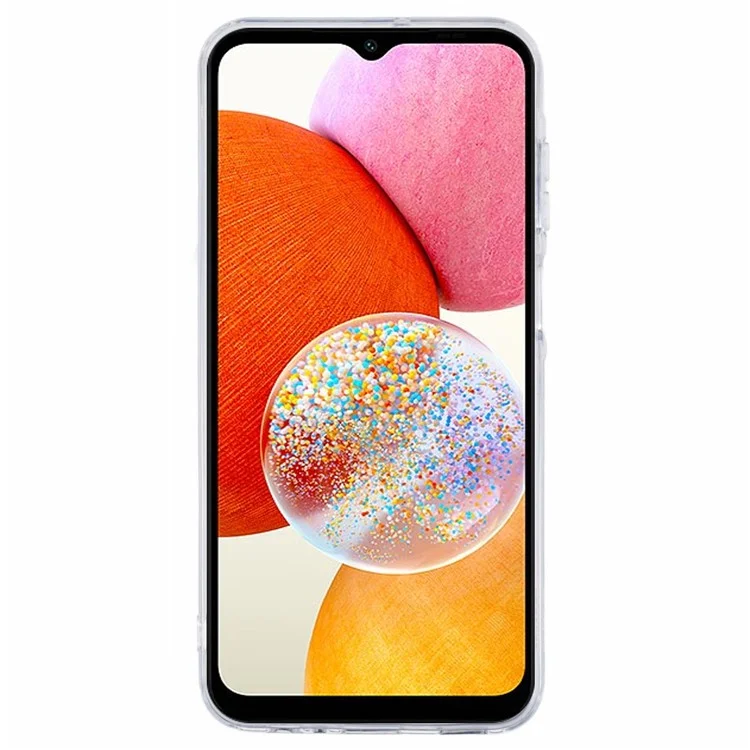 Série YX pour Samsung Galaxy A24 4G (162,1 x 77,6 x 8,3 mm) Étui IMD Pattern Soft TPU Back Cover - Plume