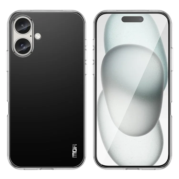 MOFI For iPhone 16 Case Soft TPU Slim Phone Cover HD Transparent