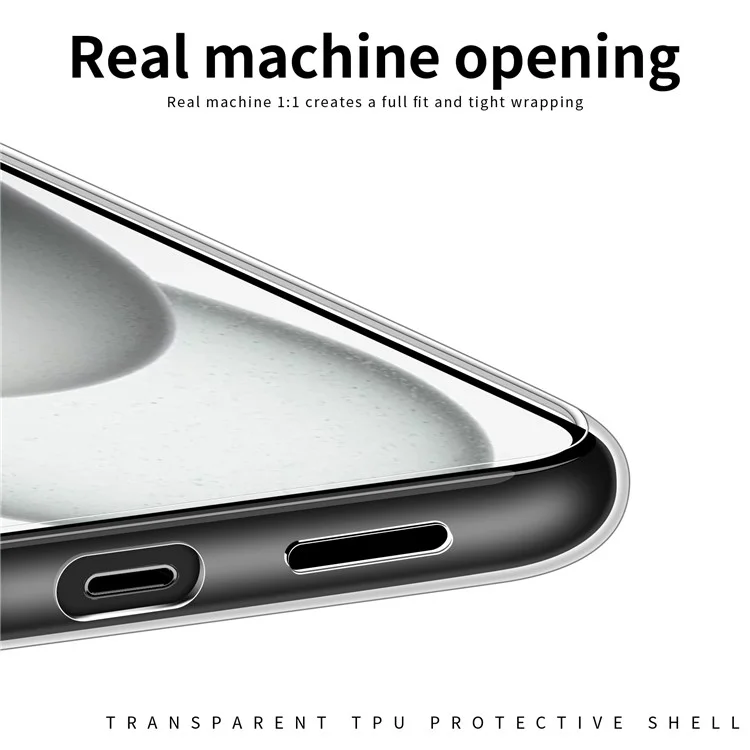 MOFI For iPhone 16 Case Soft TPU Slim Phone Cover HD Transparent