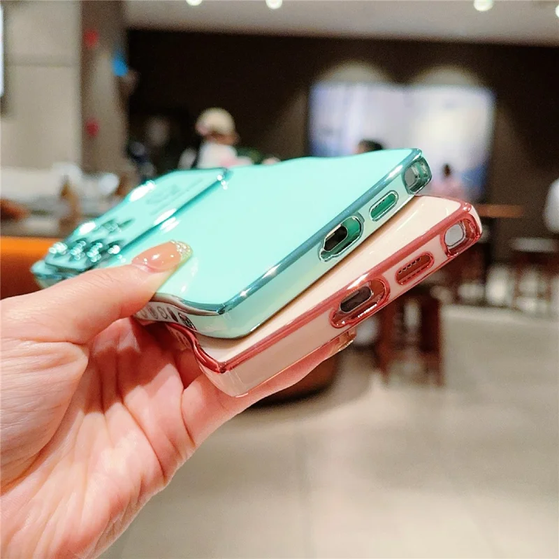 Für Samsung Galaxy S22 Ultra 5G -wellenrahmen Mit Liebesherzbeschaffung Kameraschutz TPU -abdeckung - Rosa
